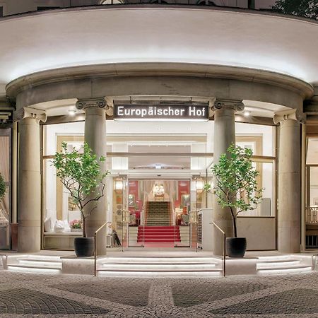 Hotel Europaeischer Hof Heidelberg, Bestes Hotel Deutschlands In Historischer Architektur Exterior photo The hotel's entrance