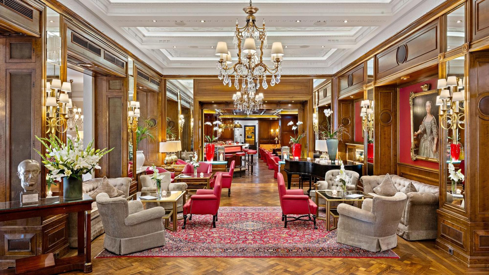 Hotel Europaeischer Hof Heidelberg, Bestes Hotel Deutschlands In Historischer Architektur Exterior photo The lobby of the Mandarin Oriental, Munich